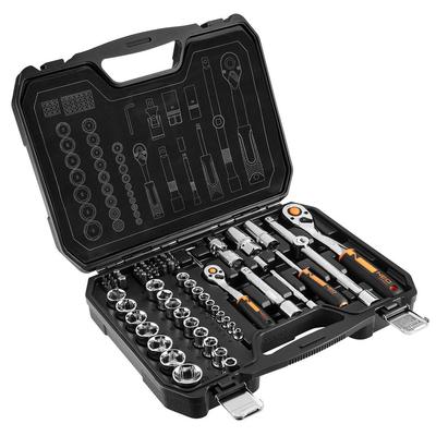 Socket Wrench Set 1/4'' 1/2'' 73 Pieces - T N10-054