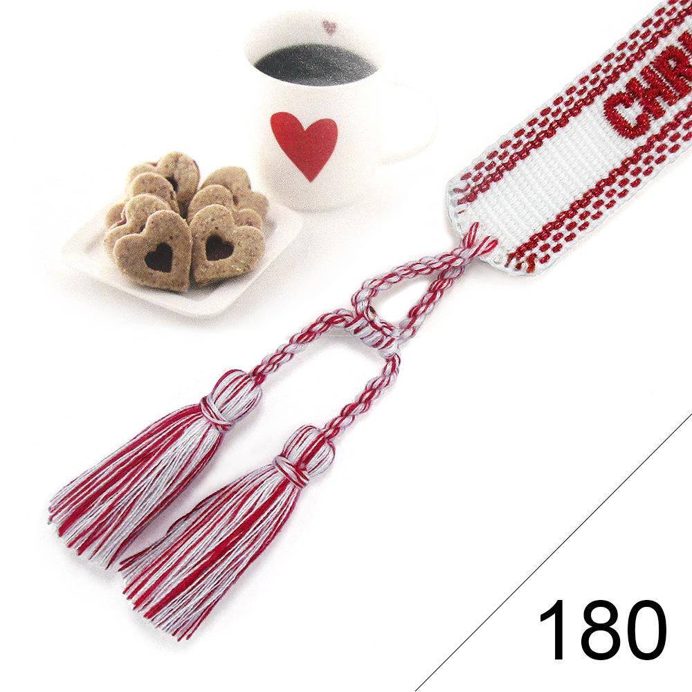 Custom Bohemian Embroidered Bracelet with Tassel and Woven Rope - Handmade Jewelry for Couples and Women