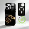 B-bald Eagle Phone Case For iPhone 17 16 15 14 13 12 Pro Max Plus for Mirror Wireless Magnetic Cover