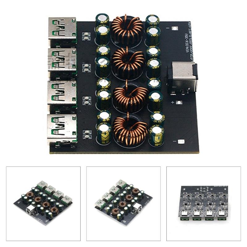 4 Port quick charges PCB Board Small  4 Device Fast Charging Board Small  Charging Solution for Smartphones & Tablets