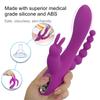 3 w 1 dildo dla kobiet królik wibrator wodoodporny akumulatorowy wibrator analny łechtaczki zabawki erotyczne dla par pomoce seksualne