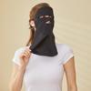 Yu Yue 2025 Women's Silk UV Protection Face Mask with Breathable Neck Shield.