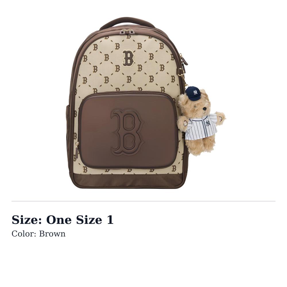 MLB Boston Red Sox Polyester Backpack Kids Brown 7ABKMC55N-43BRS One Size 1 коричневый