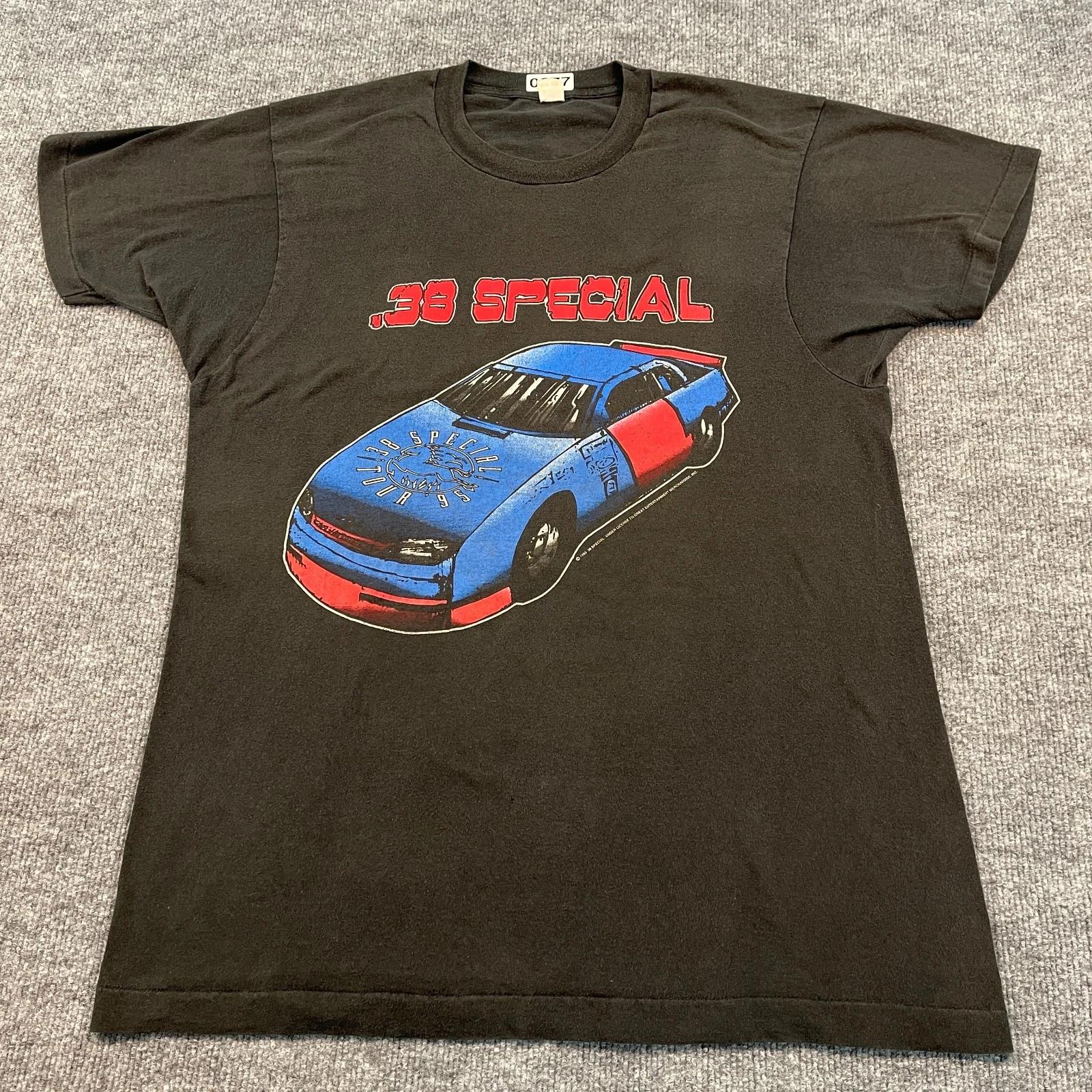 

Vintage 1995 38-Special Rock Band Tour Shirt Large 21x30 Black 4XL