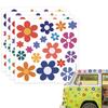 Flower Stickers for Cars,Flower Car Stickers -Ins Style Daisy Car Stickers Pink Girls Bedroom