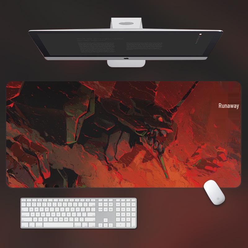 

Extra Large Thick Anime Mouse Pad with Stitched Edges - Esports Desk & Keyboard Mat 700x300x2mm