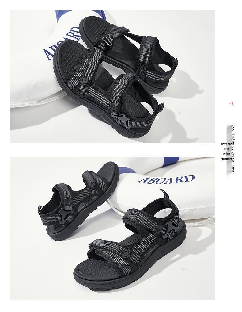 Men's 2026 Trendy Summer Sandals: Versatile Beach Shoes, Soft Sole, Outdoor Casual, Wear-Resistant