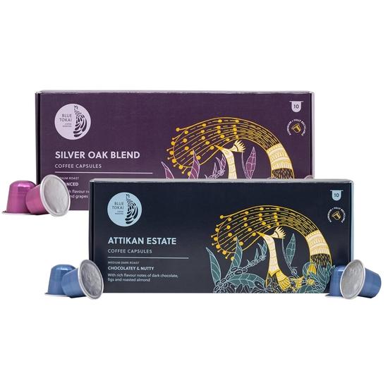 

Кофе Blue Tokai Roasters Алюминиевые Капсулы Комбо | Средне-Темная Обжарка | 100% Арабика | 10 Капсул В Каждой Упаковке | Упаковка Из 2 Штук