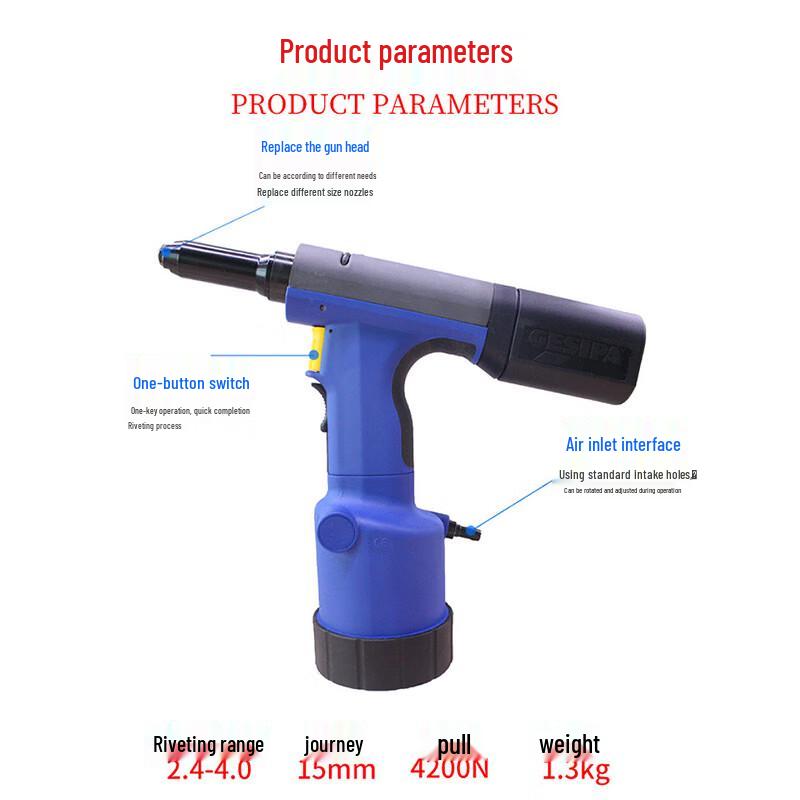 Pneumatic Rivet Gun TAURUS3