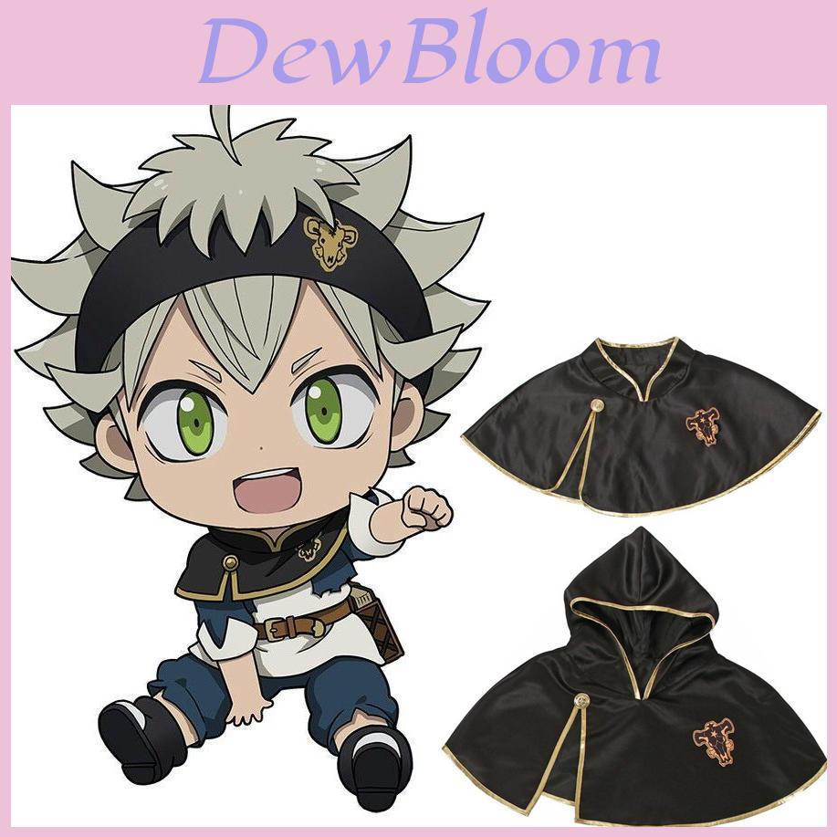 Costume Cosplay di Asta di Black Clover Con Mantello Corto Resistente Per Attività ed Eventi A Tema