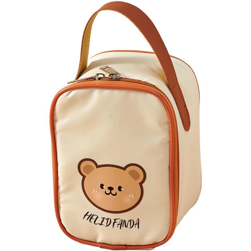 Ruhan Cartoon Bear Portable Insulated Lunch Bag