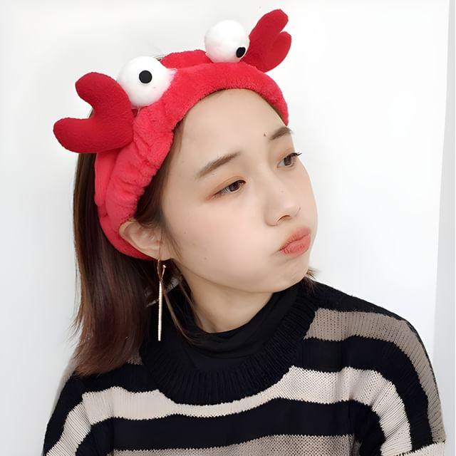 DREN - Повязка на голову для умывания с крабом Black