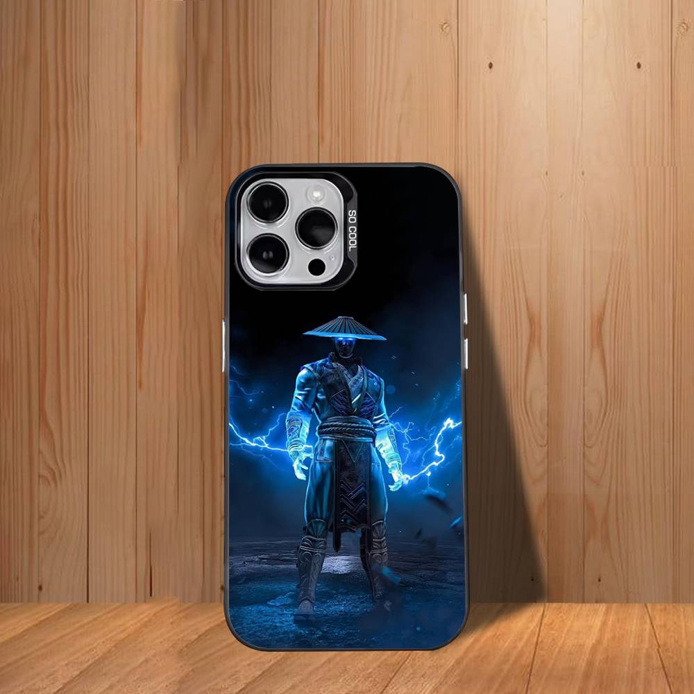 Mortal K-Kombat Game Phone Case For iPhone 17,16,15,14,13,12,11,Mini,Pro,SE,MAX White Matte Shockproof Cover