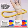 Soft Spring Fitness Hoop Adults Weights Loss Burns Fat Easy To Fold And Store Waist Toning Fitness Circle Unisex Waist Exercise