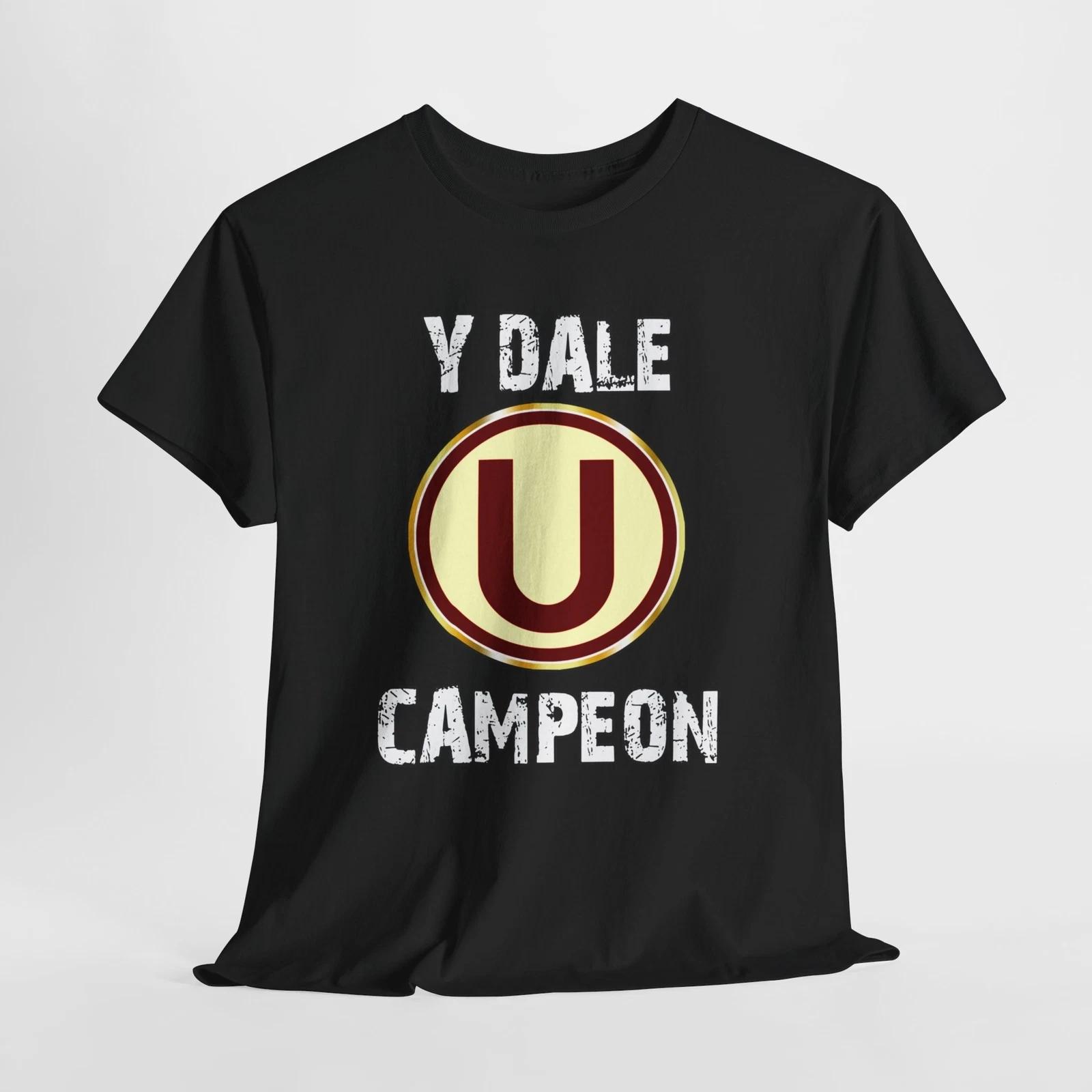UNIVERSITARIO DE DEPORTES Y DALE U CAMPEON PERU TSHIRT Unisex Heavy Cotton Tee S