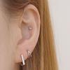 (1+1) Fashion Mini Heart Piercing One Side Sale