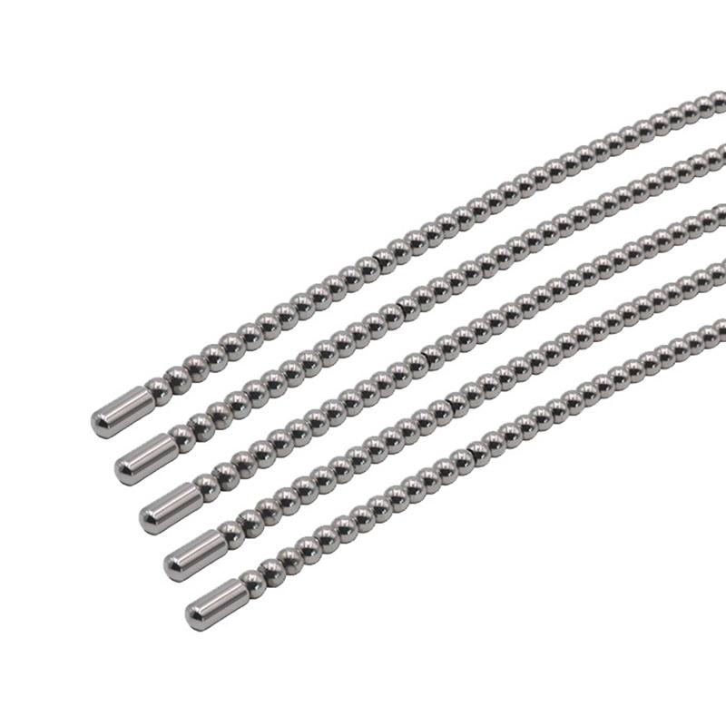 Pánské penisové kuličky Elektrický šok Uretrální dilatátor Nerezový masážní přístroj prostaty BDSM Zpoždění Masturbace Sexuální hračky pro muže