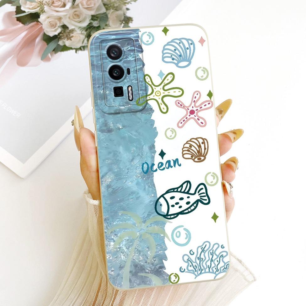 For Redmi K60 Case Cover Silicone Luxury Fashion Cool Kawaii Cute Painted Phone Casing For Xiaomi Redmi K60 23013RK75C
