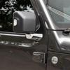 For 2018- Jeep Wrangler JL ABS Chrome Rearview Mirror Holder Cover Trim 4PCS