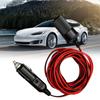2M/5M Car Cigarette Lighter Extension Cable 12/24V 10A Car Charger Car Socket Power Adapter Cigarette Lighter Extension Cord
