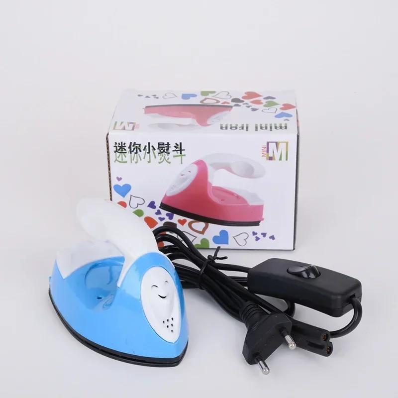 Mini Electric Iron Portable Handheld Heat Press Home Travel Craft Iron for Ironing Baby Clothes Heat Press Machine Handmade DIY