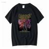 Vintage Kleidung Malevolent Creation Band T-Shirt Die Zehn Gebote Death Meta vintage Gewaschenes Oberteil Für den Alltag Leicht