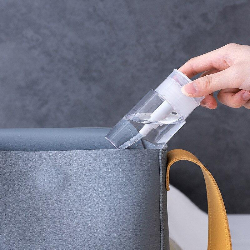 1 Pcs Top Empty Pump Dispenser Liquid UV Gel Polish Nail Art Polish Clean Acetone Bottle Polish Cleanser Remover Bottle