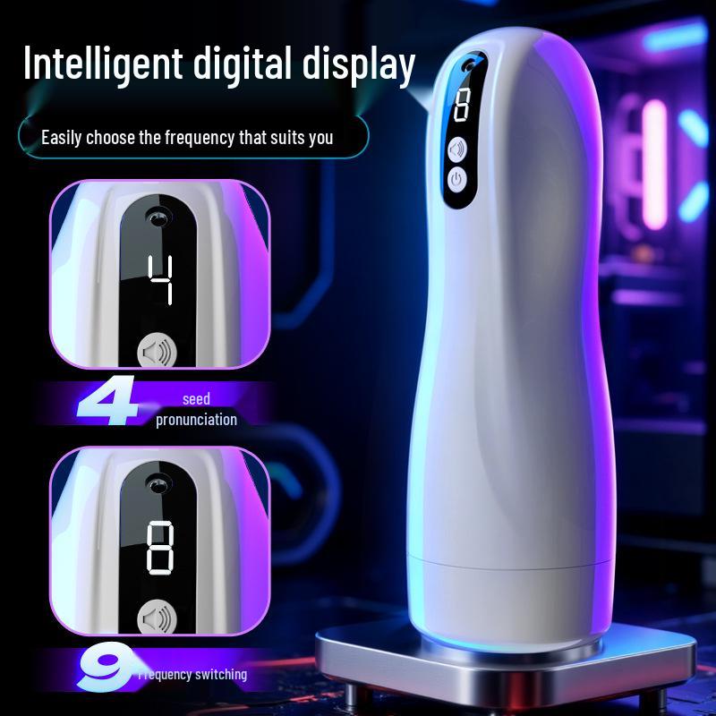 Deba Xiaobai Electric Airplane Cup: Smart Vibration & Simulation Male Masturbator Trainer