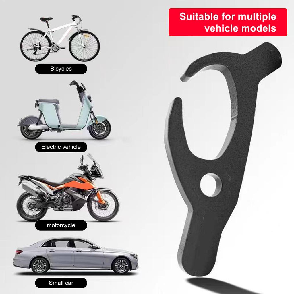 Motorcycle Tire Changer Tool Professional Wheel Bead Breaker Clamp for Dirt Bike ATV Scooter Garage Workshop Repair Maintenance