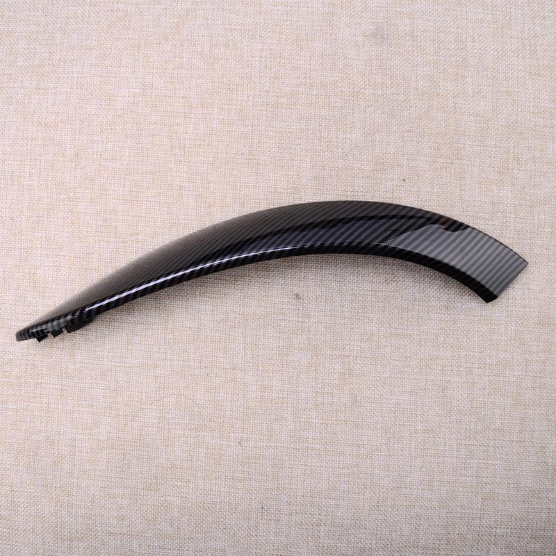 Front Left & Right Interior Door Pull Handle + Cover Fit for BMW 3 4 series F30 F31 F32 F34 F35 F80 F83 Carbon Fiber Style