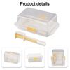Dining Setup 2.7''*7.2''*4.3'' 6.8*18.5*11cm Refrigerator Door Butter Keeper Fits East West Coast Butter Easy Spread Design