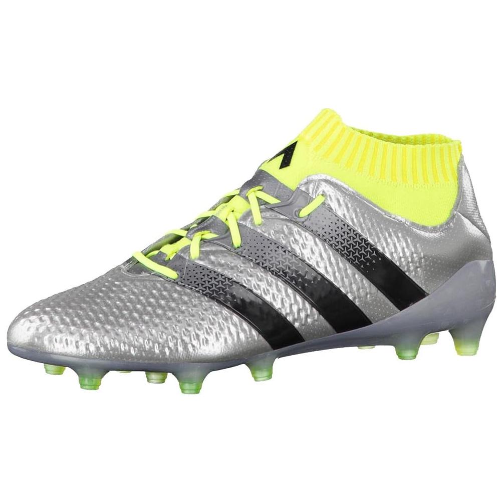 Adidas Ace 16.1 Primeknit Fg 'Silver Metallic Sonic Yellow' S76469