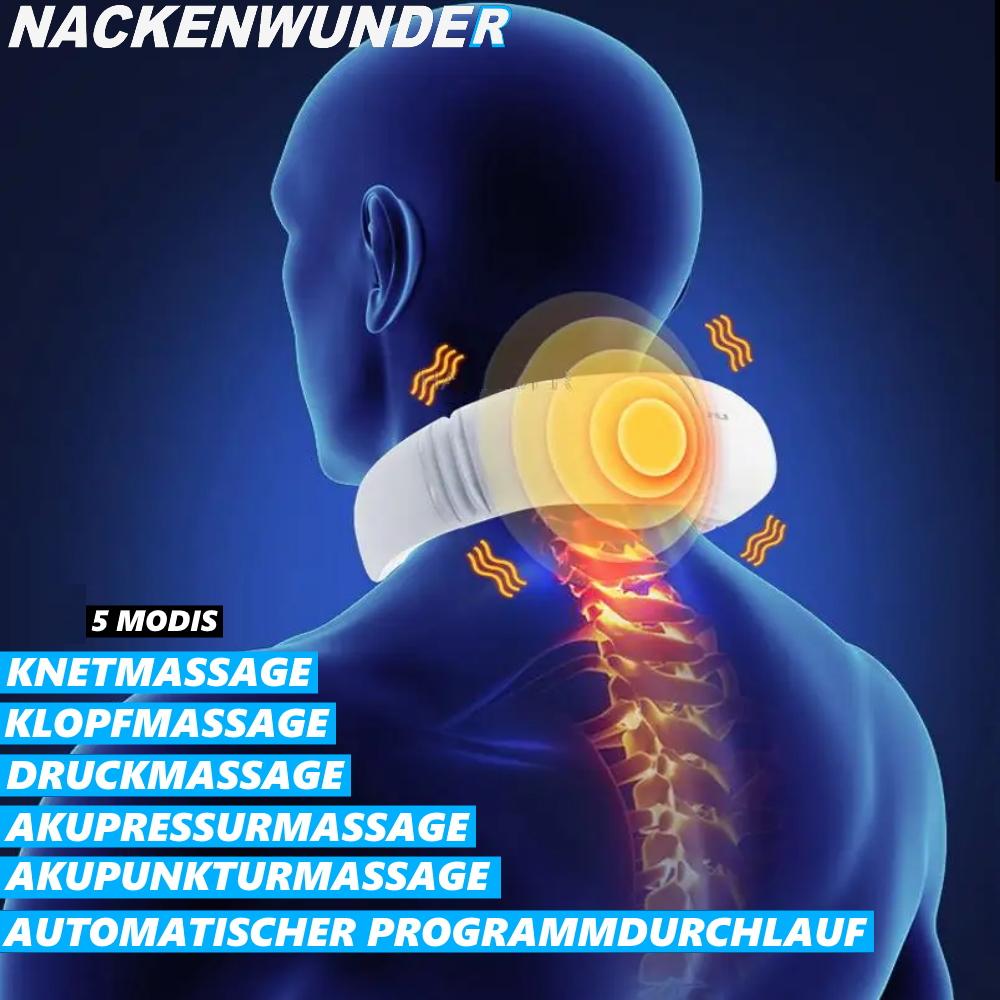 NACKENWUNDER Masážní přístroj na krk Masáž Masážní přístroj Vibrace Funkce vyhřívání