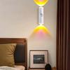 Three-color Wall Lamp No-drill LED Light, Soft Light Sensor Light Bedside Bedroom Night Light, Magnetic Rechargeable Spotlight.