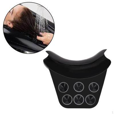 Cuscino poggiatesta per lavaggio capelli in silicone morbido accessorio per lavandino portatile con