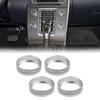Silver Alloy Air Conditioning & Audio Knobs For VOLVO XC60 S60 S80 V40