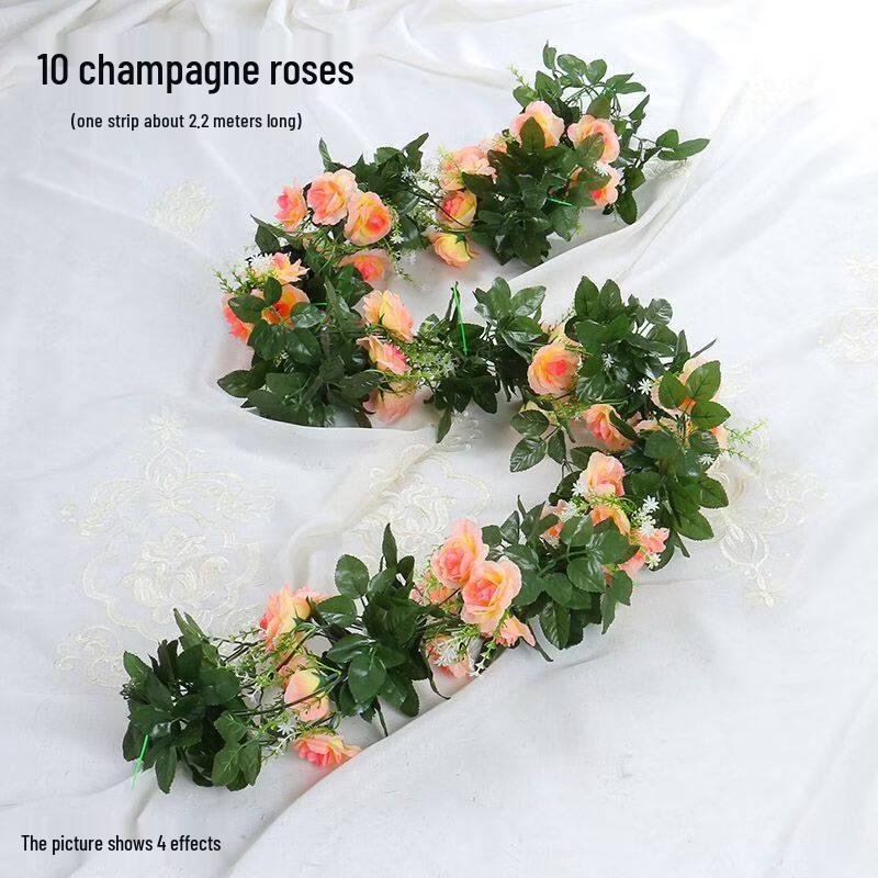 Искусственная гирлянда из роз HUAZHENMIAN