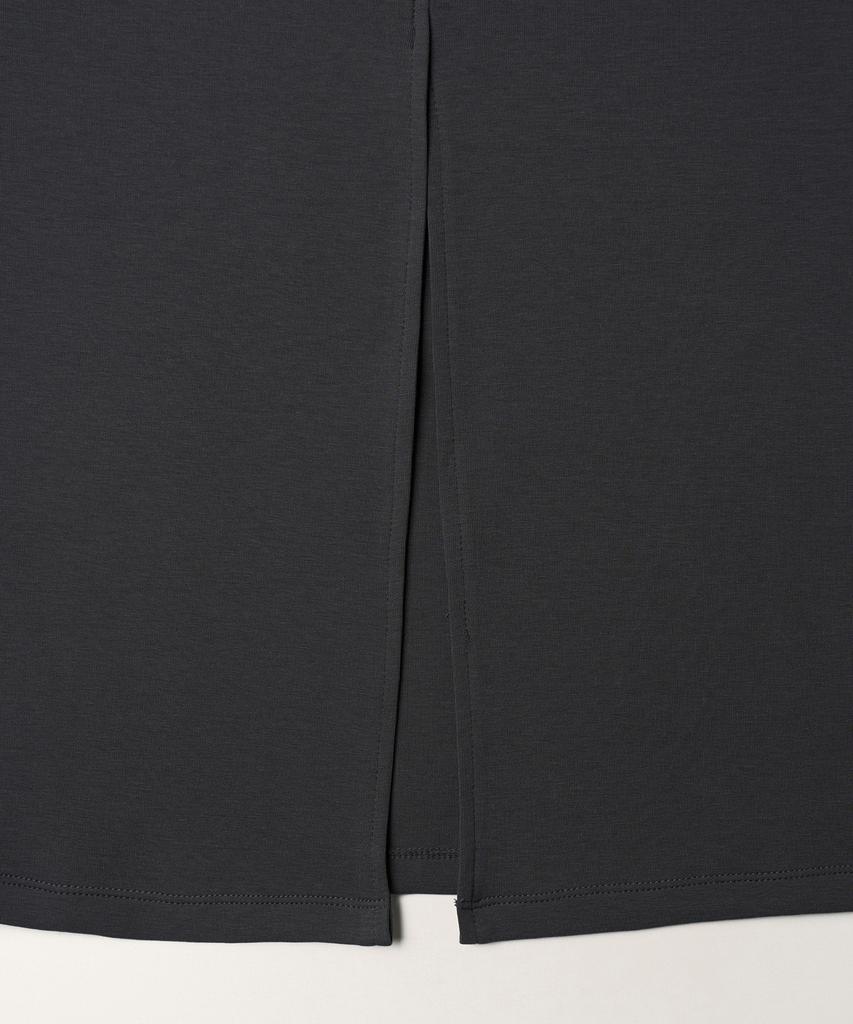 Tudment 50S Embroidered Long Skirt_Charcoal