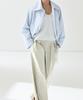 Masimodutti Pleated Sasi Belted Wide Leg Pants