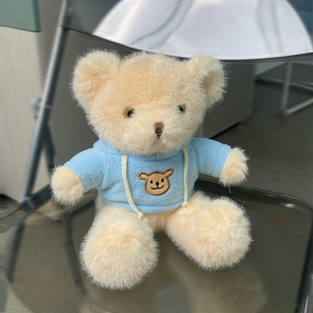 High-quality European Mink Teddy Bear Doll Grab Machine Plush Toy Birthday Gifts Spreading Street Stove Ring