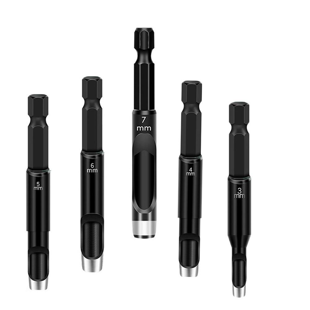 Electric Machine Punch Hex Shank Adapter Hollow Punch For Drill