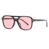 Fashion Square Pilot Sunglasses Women Oversized Double Bridge Big Sun Glasses Unisex Shades Eyewear UV400