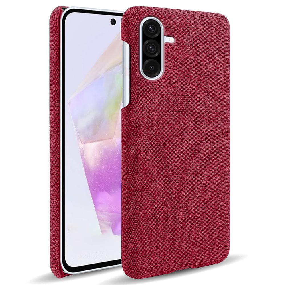 For Samsung Galaxy A36 5G Phone Case Cloth Texture Anti-Scratch Protective PC Back Cover