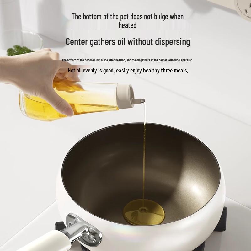 Mr. Jian 28cm Non-Stick Wrought Iron Wok with Lid