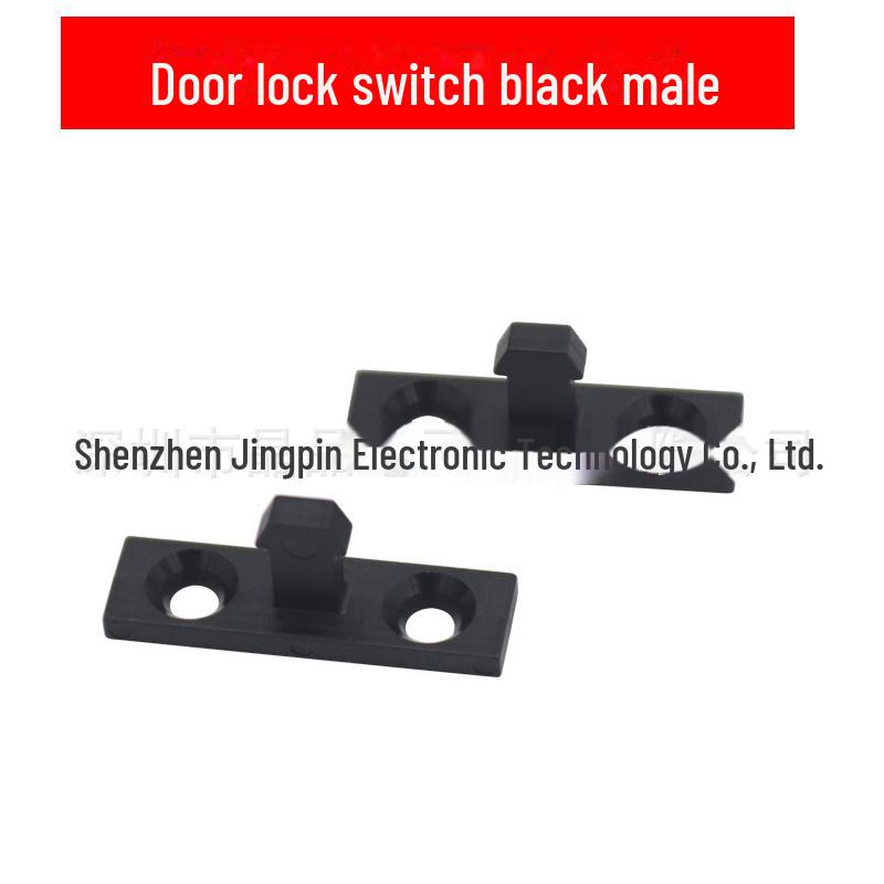 

Самозамикаючий дверний замок із металевим гачком для ящика для окулярів або сміттєвого відра male head чорний