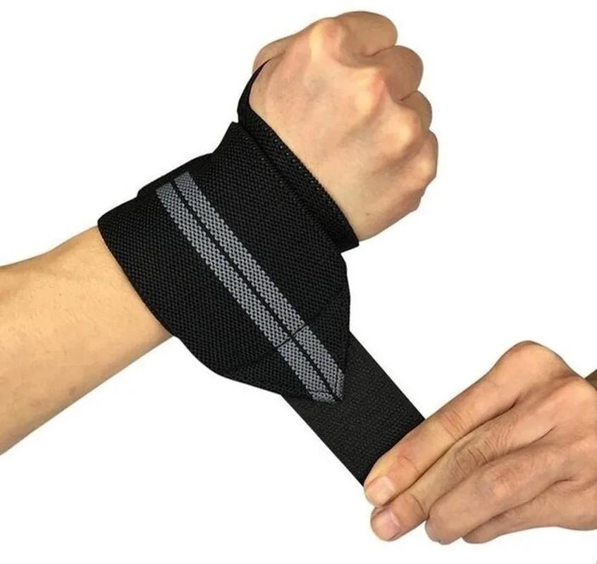 1 Pair Adjustable Wrist Support Wrist Brace Gym Sports Wristband Carpal Bone Protector Breathable Safety Wristband Random Color