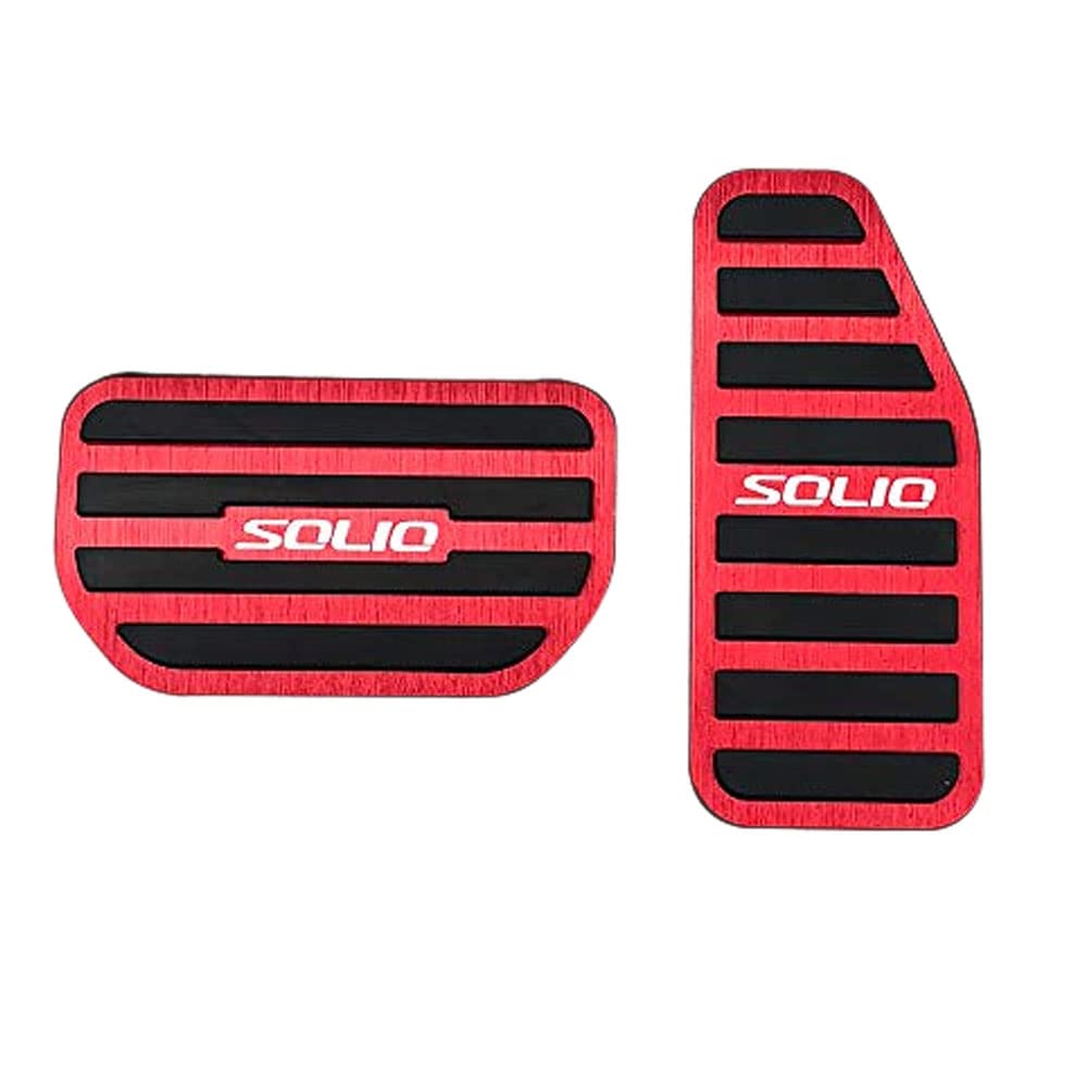 

BOYOUS [Новейшая модель] Suzuki Solio Bandit MA36S MA46S MA37S Алюминиевые педали, не требующие инструментов красный