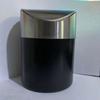 Stainless Steel Desktop Trash Can Rust-proof Dust-proof Mini Flip Trash Can Multi-use Simple Desktop Dumpster Dormitory