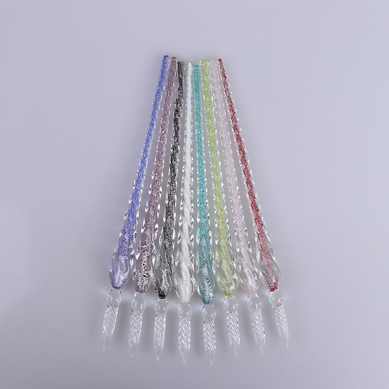 Malování pro kutily Dárkové namáčení kapací plnicí pera namáčecí pera na skleněnou náplň inkoustu