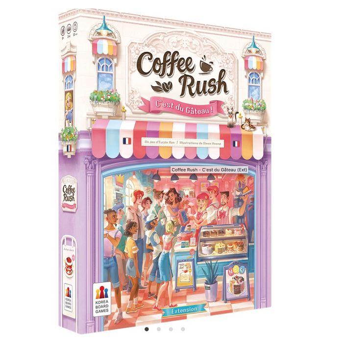 Extension de jeu - NOVALIS - Coffee Rush - Gâteau - 60 cartes - 30 cartes Commande